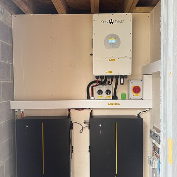 system sun synk wedi'i gosod